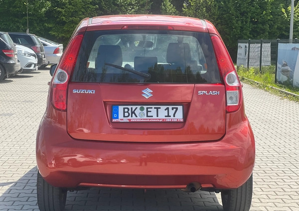 Suzuki Splash cena 15900 przebieg: 150000, rok produkcji 2008 z Pelplin małe 742